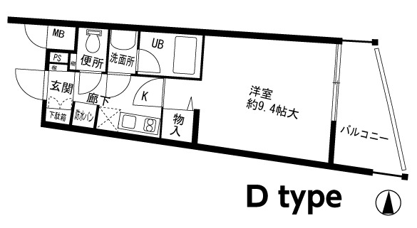 1階の間取り図