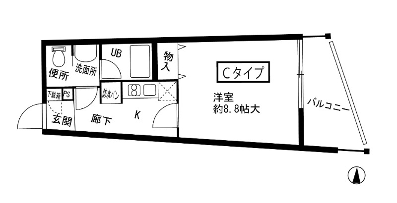 1階の間取り図
