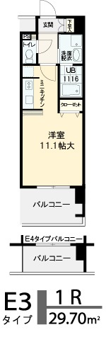 6階の間取り図