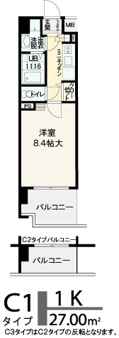 7階の間取り図
