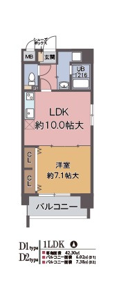 4階の間取り図