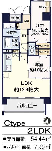 3階の間取り図
