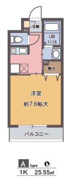2階の間取り図