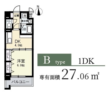 8階の間取り図
