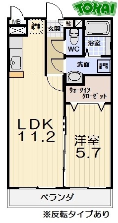3階の間取り図
