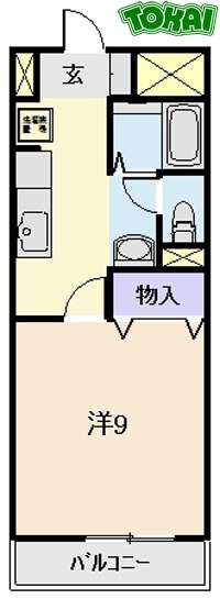 4階の間取り図