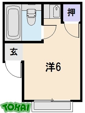 2階の間取り図