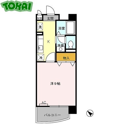 1階の間取り図