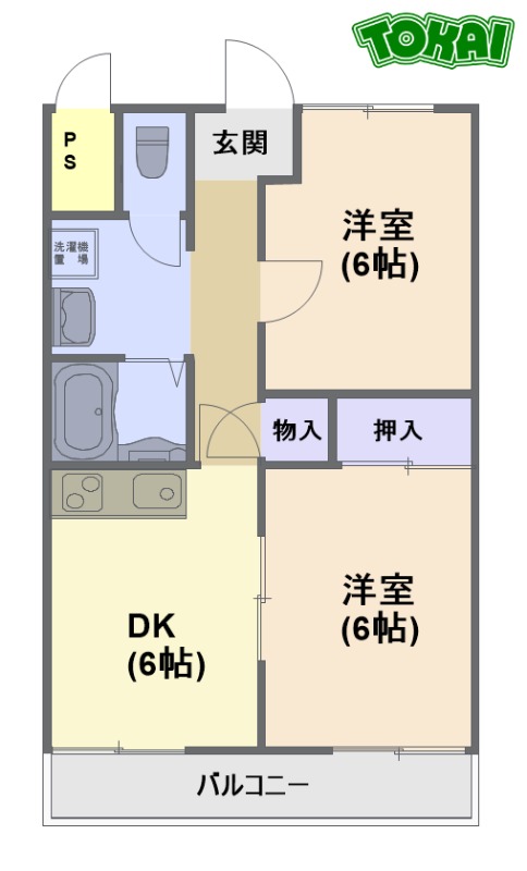 3階の間取り図