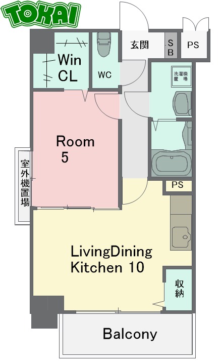 9階の間取り図