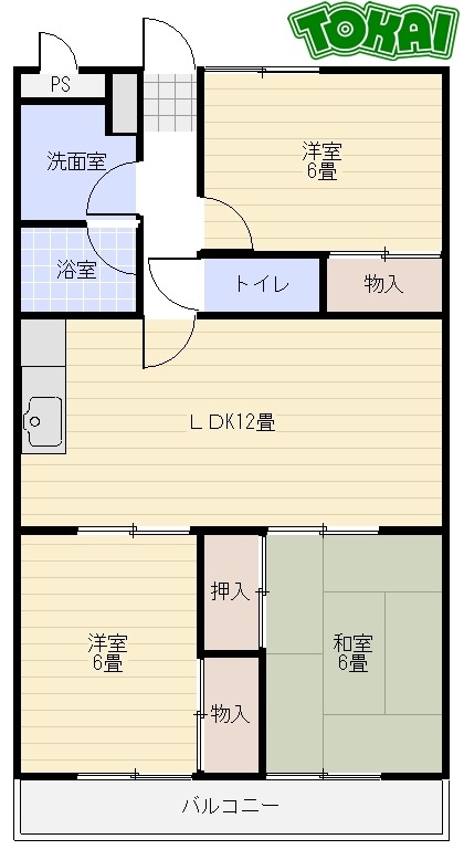 3階の間取り図