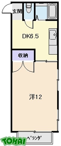 2階の間取り図