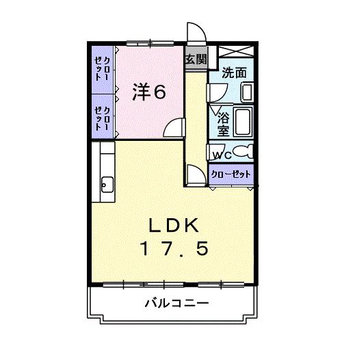 2階の間取り図