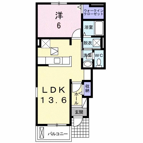 1階の間取り図