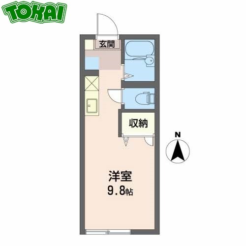 1階の間取り図