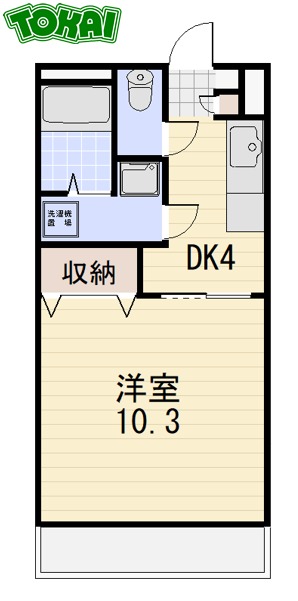 1階の間取り図