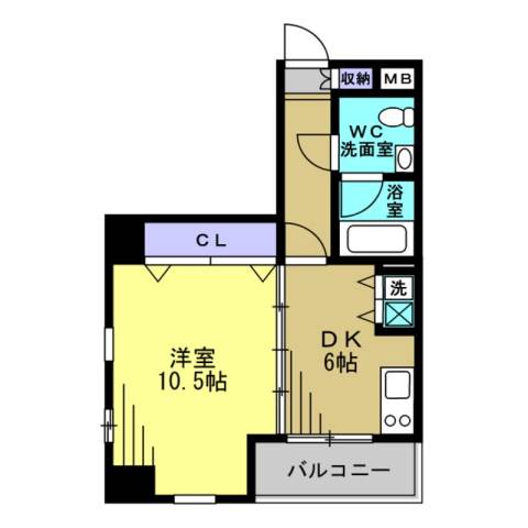 4階の間取り図