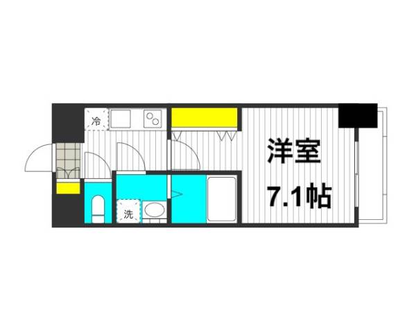 8階の間取り図