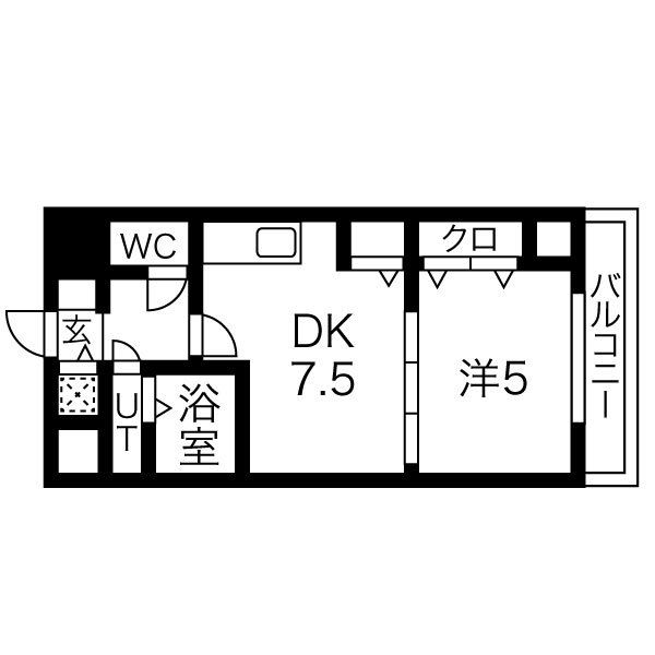 6階の間取り図