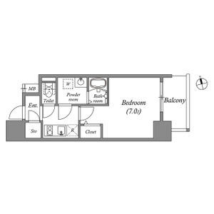 8階の間取り図