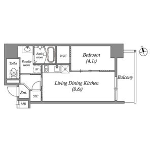 2階の間取り図