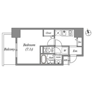 8階の間取り図