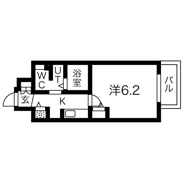 2階の間取り図