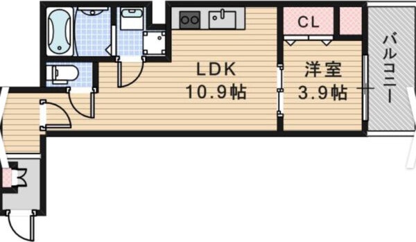 1階の間取り図