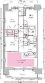 2階の間取り図