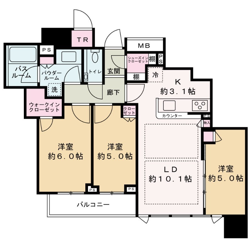 10階の間取り図