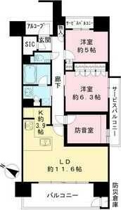 3階の間取り図