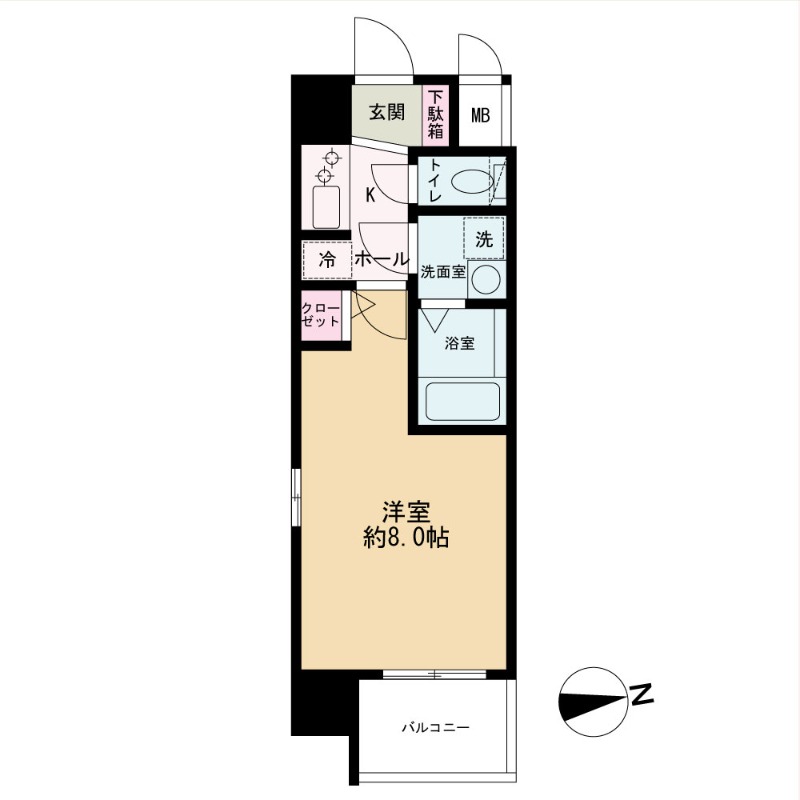 5階の間取り図