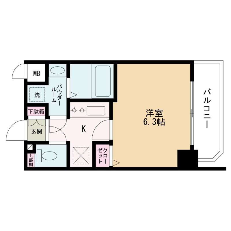 3階の間取り図