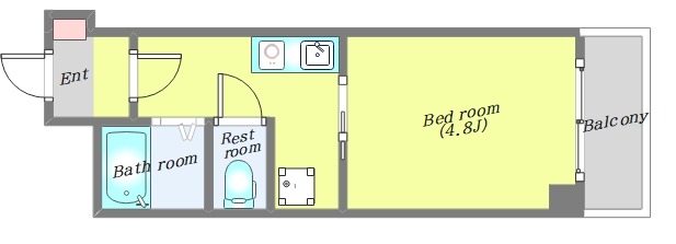 5階の間取り図