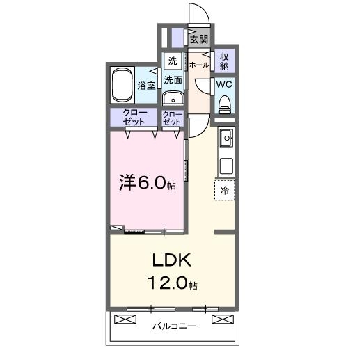 2階の間取り図