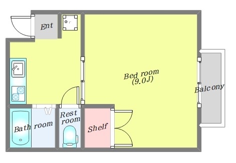 1階の間取り図