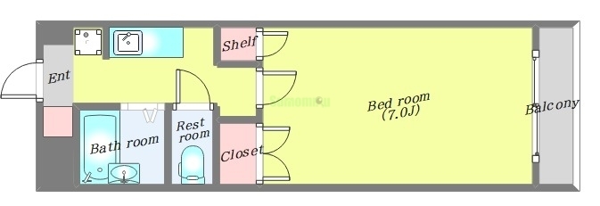 1階の間取り図