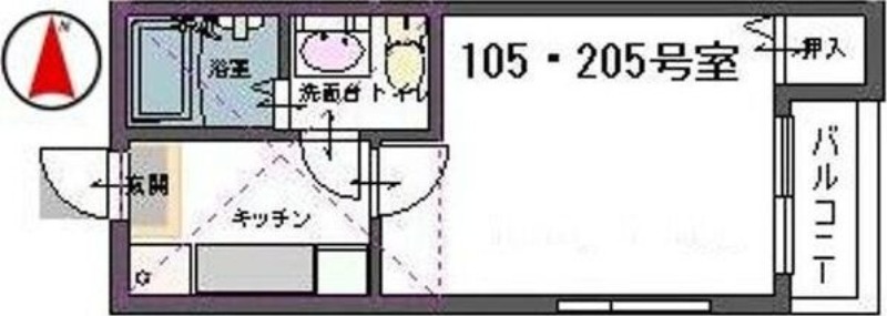 2階の間取り図