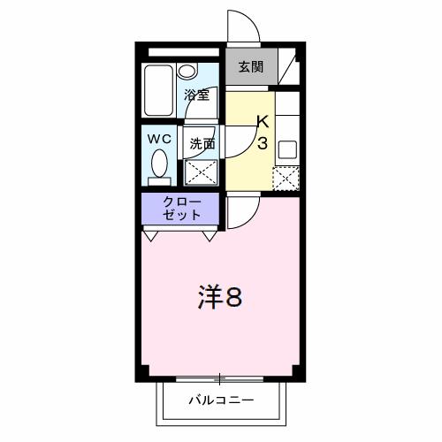 2階の間取り図
