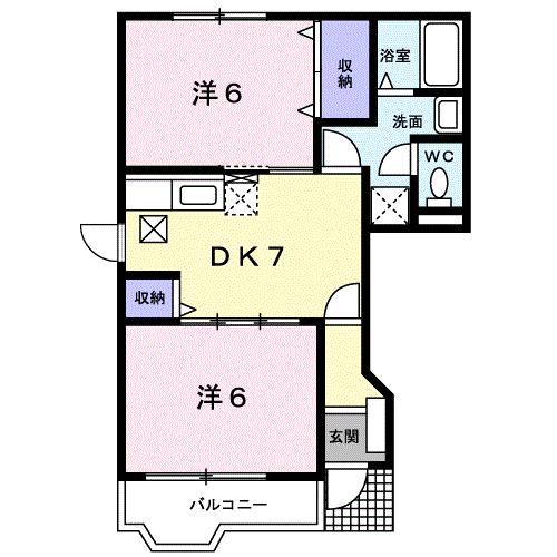 1階の間取り図