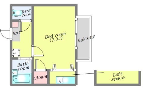 1階の間取り図