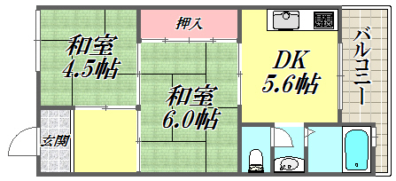 3階の間取り図