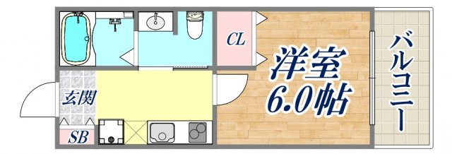 3階の間取り図