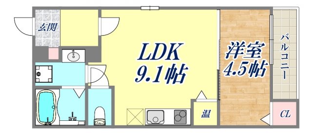 3階の間取り図