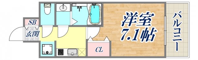 1階の間取り図