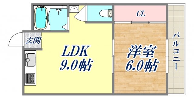 2階の間取り図