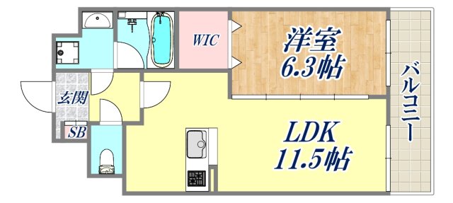 3階の間取り図