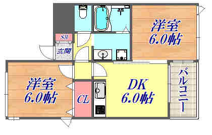 1階の間取り図