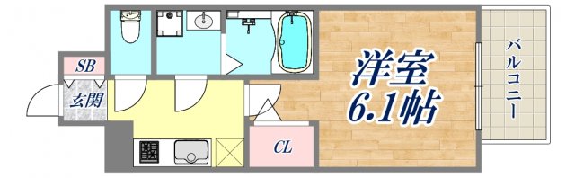 5階の間取り図
