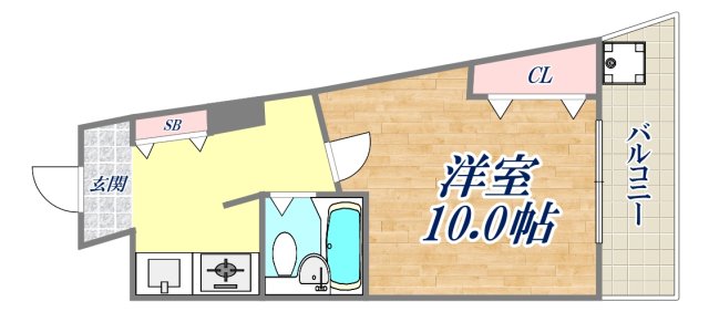 5階の間取り図